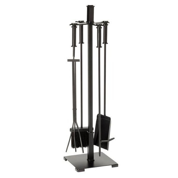 Mr. Bar-B-Q Products F-1730 Black Craftsman Fireset with Cylinder Handles - 5 Piece, Mr. Bar-B-Q Products, Mfr#: F-1730