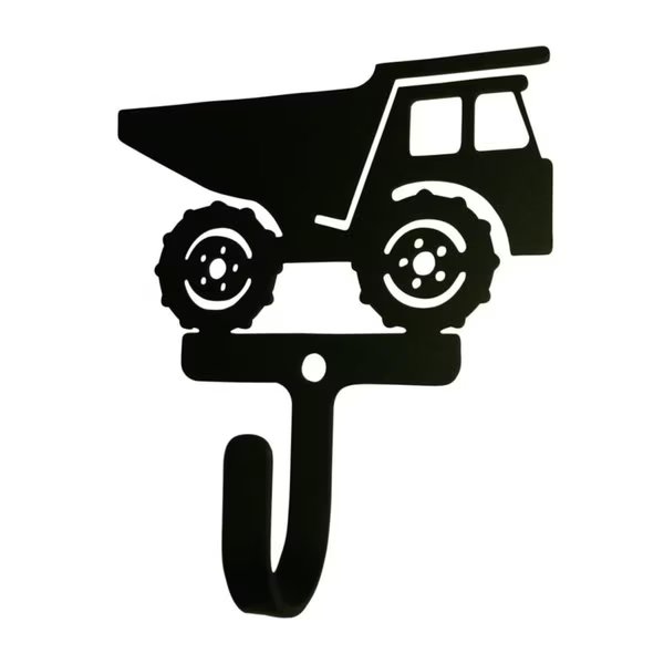 Village Wrought Iron WH-296-S Dump Truck Wall Hook; Small, Village Wrought Iron, Mfr#: WH-296-S