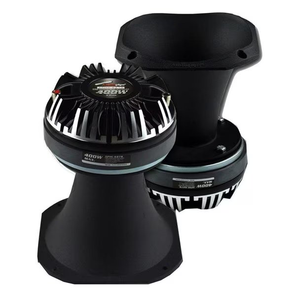 Audiopipe APHC6278 6.2 in. 400W Compression Driver with Aluminum Horn, Audiopipe, Mfr#: APHC6278