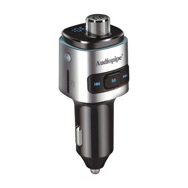 Audiopipe AIQ1000BHQ 3 in 1 Bluetooth Car Charger with FM Transmitter, Audiopipe, Mfr#: AIQ1000BHQ