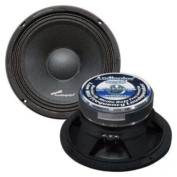 Audiopipe APMB8D 8 in. Midbass 8 Ohm 250W RMS & 500W Max Speaker, Audiopipe, Mfr#: APMB8D