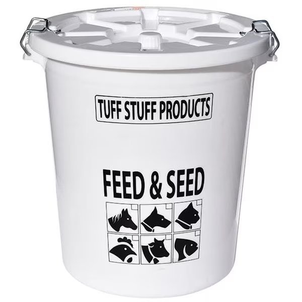 Tuff Stuff Products FS12 12 gal & 50 lbs Hd Feed & Seed Storage with Locking Lid, Tuff Stuff Products, Mfr#: FS12
