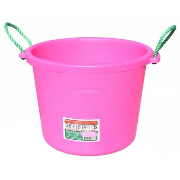 Tuff Stuff Products MCK70HP 70 qt. Muck Bucket; Hot Pink, Tuff Stuff Products, Mfr#: MCK70HP