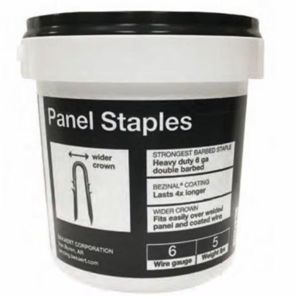 Panel Staples Pail, 6 Gauge & 2.5 in. 5 lbs, Bekaert, Mfr#: BE600935
