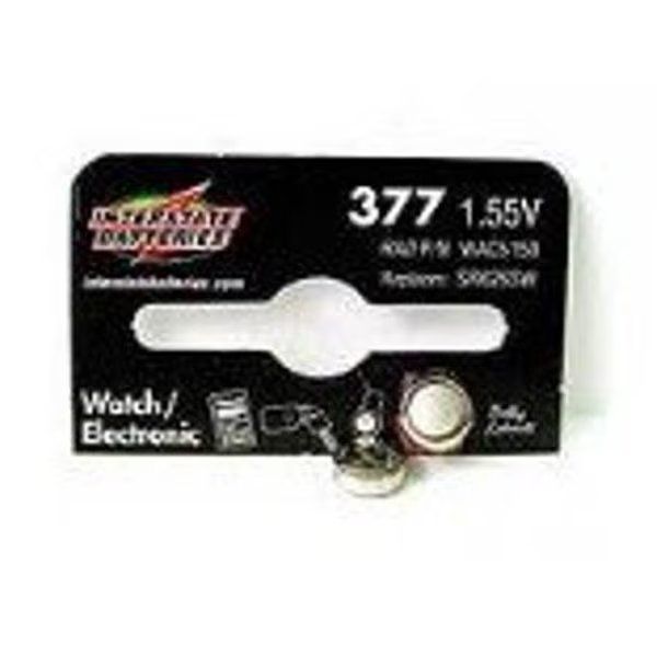 Interstate Batteries WAC5150 Watch Battery 377, Interstate Batteries, Mfr#: WAC5150