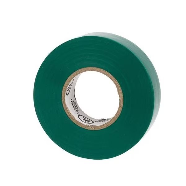 NSI Industries WW-716-5 7 m General Vinyl Large Electrical Tape; Green, Nsi Industries, Mfr#: WW-716-5