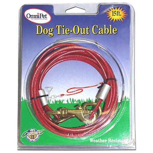 TieOut Cable Vinyl Coated Blue 20 ft, Leather Brothers, Mfr#: 164CT20BL