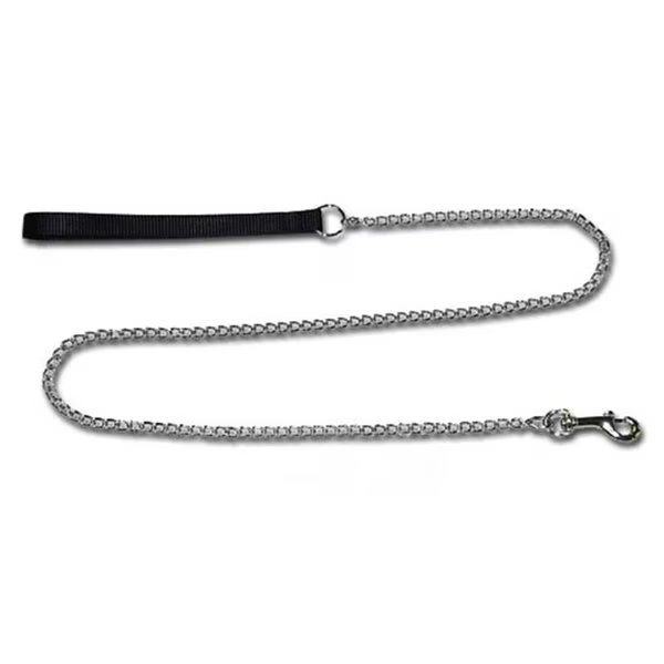 Nylon Chain Lead 0625 in x 4 ft Medium Weight, Leather Brothers, Mfr#: 583BK