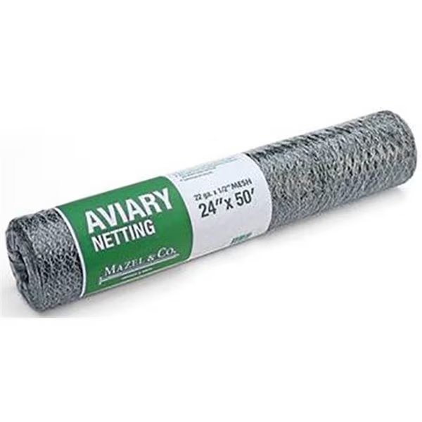 Mazeland 5000503612 36 x 0.5 in. x 50 ft. 20 Gauge Aviary Netting, Mazeland, Mfr#: 5000503612