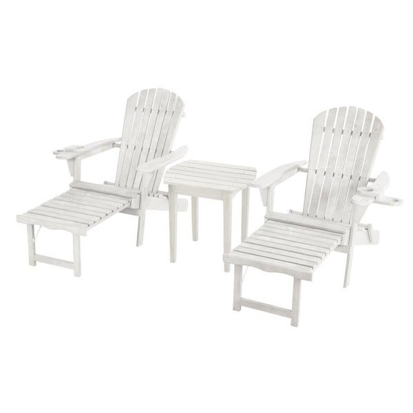 Oceanic Collection Adirondack Chaise Lounge Chair, White - Set of 2, W Unlimited, Mfr#: SW2005WT-CL2ET1