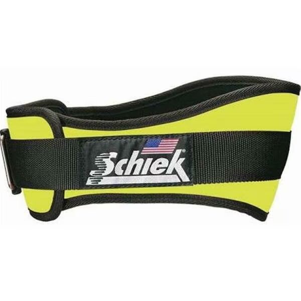 6 in. Original Nylon Belt, Neon Yellow - Small, Schiek Sports, Mfr#: S-2006YES