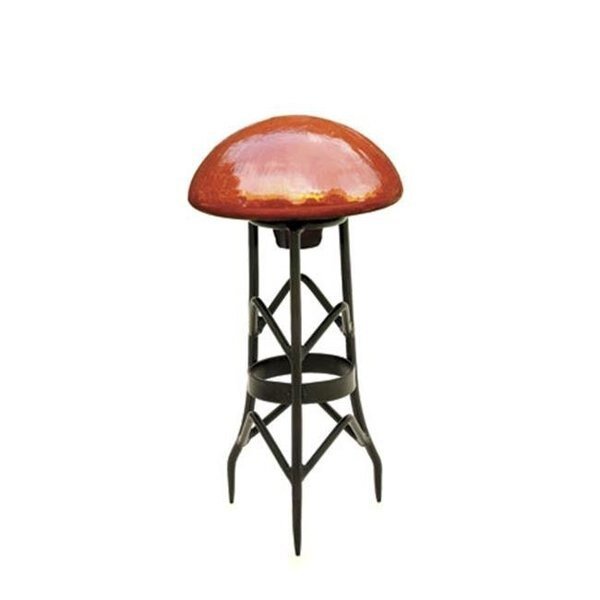 Achla TS-M-C Garden Toad Stool - Mandarin Crackle, Achla Designs, Mfr#: TS-M-C