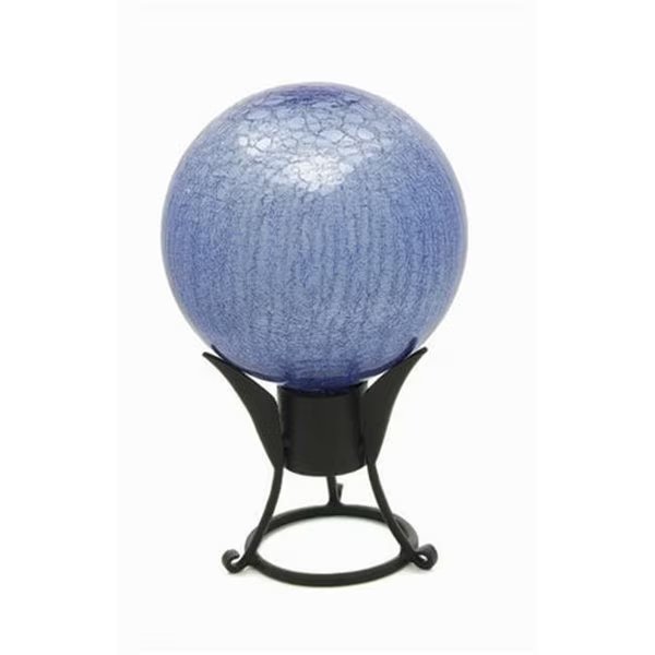 Achla G12-BLL-C 12 in. Gazing Globe in Crackle Blue Lapis, Achla Designs, Mfr#: G12-BLL-C