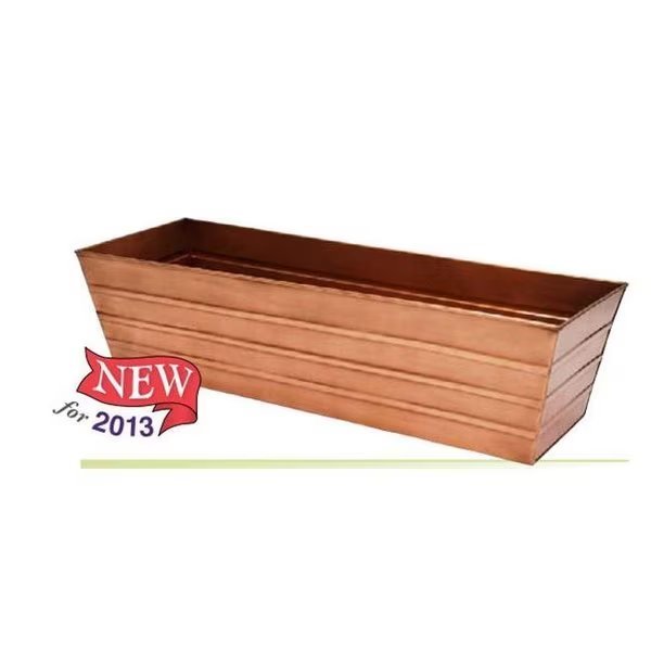 Achla C-08C Copper Plated Window Box - Small, Achla Designs, Mfr#: C-08C
