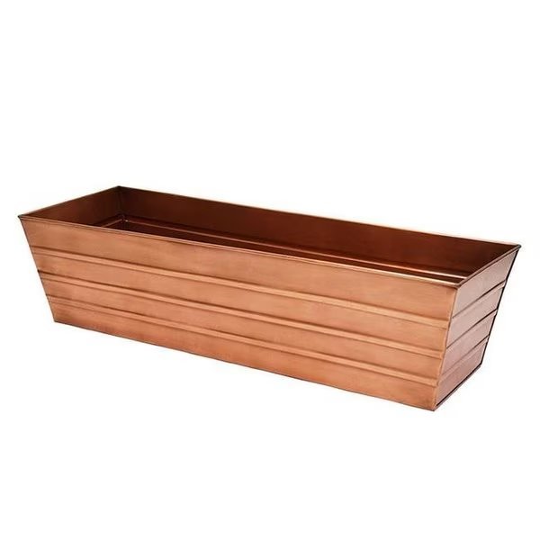 Copper Plated Window Box - Lg, Book Publishing Co, Mfr#: GR31897