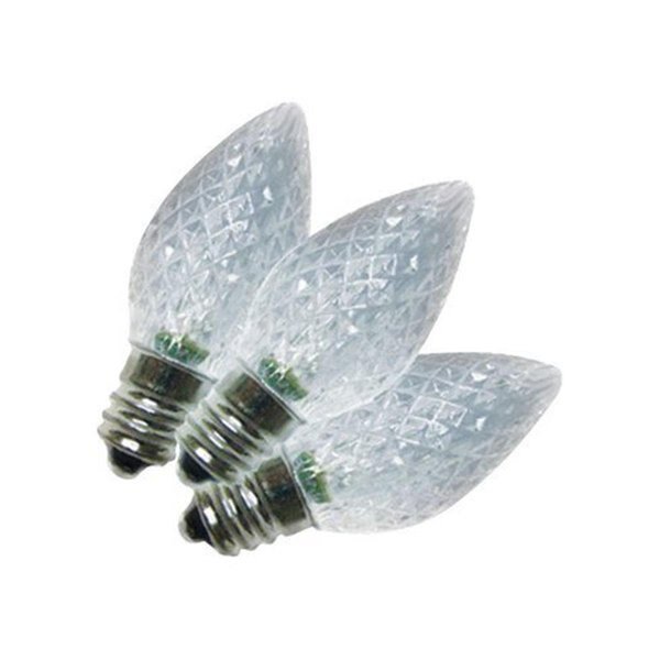 Holiday Bright Lights BU25LEDFC7-TCWA BX25 Christmas LED Replacement Bulb  Cool White, Holiday Bright Lights, Mfr#: 9377359