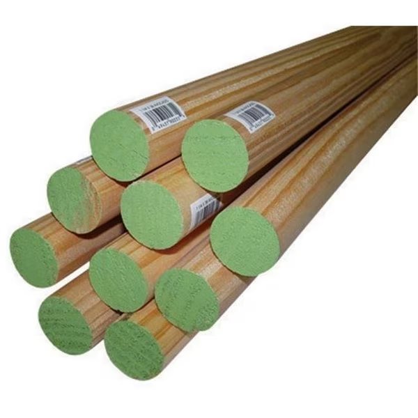 02541-R0036C1 1.25 x 36 in. Thunderbird Forest Poplar Dowels Hardwood  Light Green - pack of 4, Dendesigns, Mfr#: DE152819