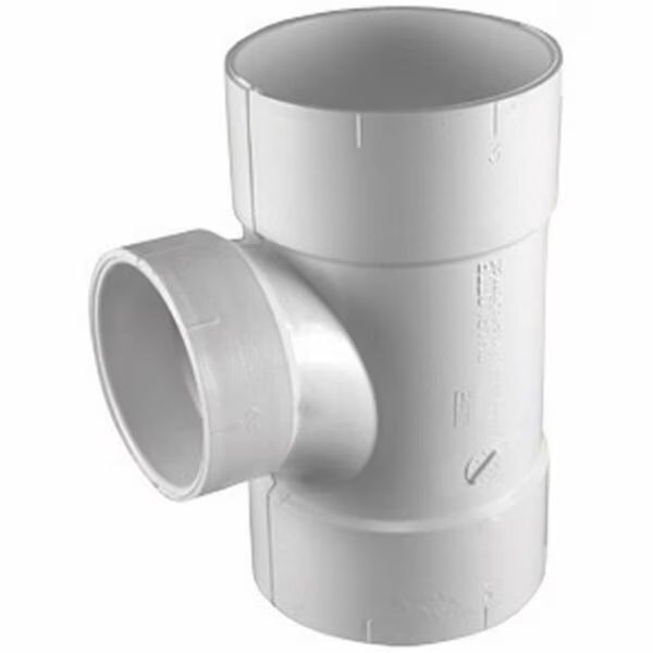 Charlotte Pipe & Foundry PVC014010800HA Sanitary Tee 3 x 3 x 2 in., Pinpoint, Mfr#: PI153226