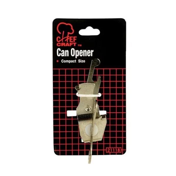 Chef Craft 21118 Butter Fly Can Opener  Chrome  3.75 in. - pack of 3, Chef Craft, Mfr#: 6162424