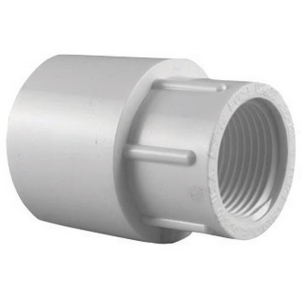 Charlotte PVC 02101 3600 0.75 x 1 in. Reducing Adapter, Charlotte Bath, Mfr#: 47238