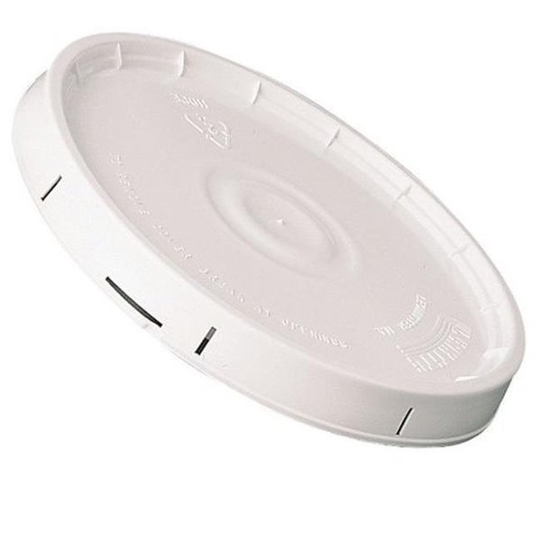 LD905GWH010 Plastic Lid for Bucket  5 gal - pack of 10, Salurinn Supplies, Mfr#: SA148892