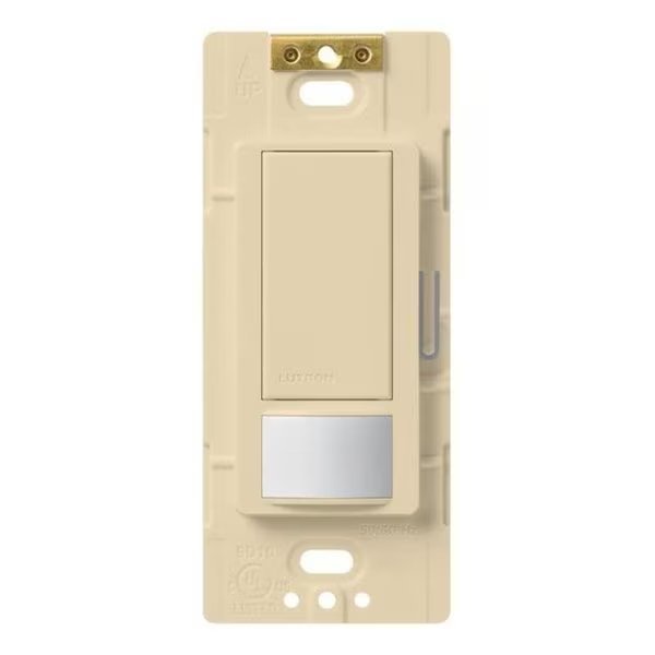 MS-OPS5MH-IV Maestro Single Pole Large Room & Fan Occupancy Sensor Switch  Ivory, Brightbomb, Mfr#: BR154511