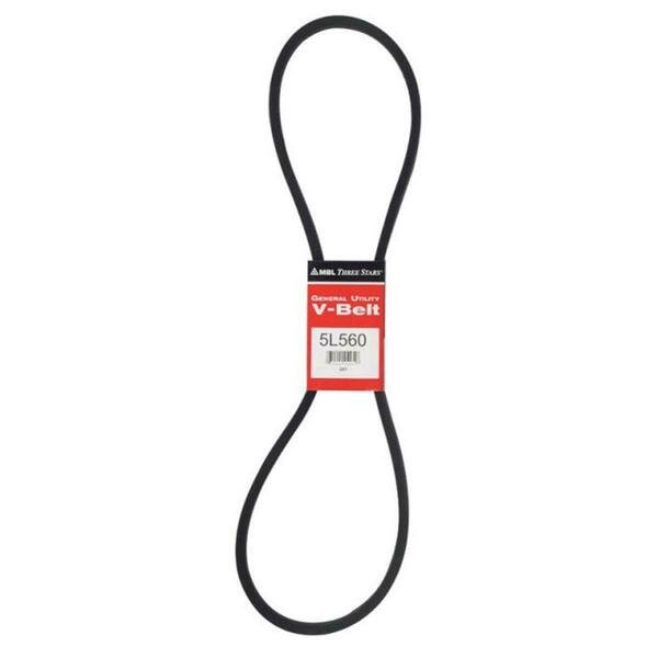 General Utility V-Belt 0.63 x 56 in., Mbl, Mfr#: 22673