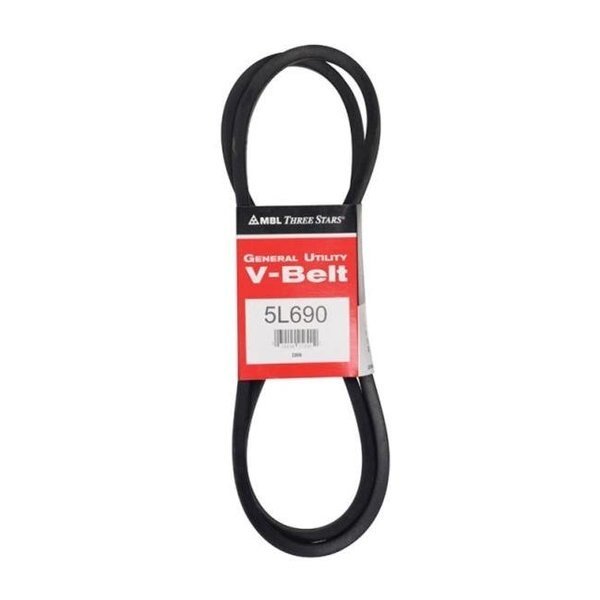 MBL 5L690A General Utility V-Belt  0.63 x 69 in., Mbl, Mfr#: 22686