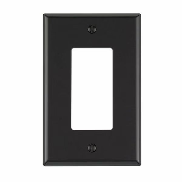 1 Gang Black Rocker GFCI Wall Plate, Ezgeneration, Mfr#: EZ149552