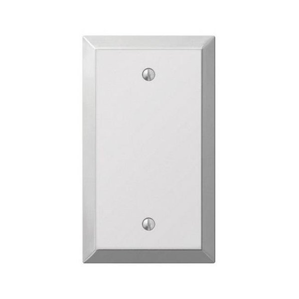 161B 1 Blank Polished Chrome Stamped Steel Wall Plate, Livewire, Mfr#: LI156446