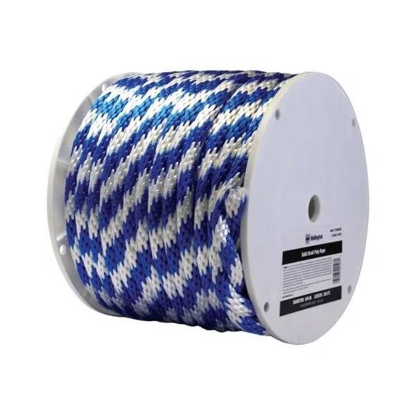 Wellington P7240S0200S Solid Braid Poly Derby Rope  0.62 in. x 200 ft., Wellington, Mfr#: 74831