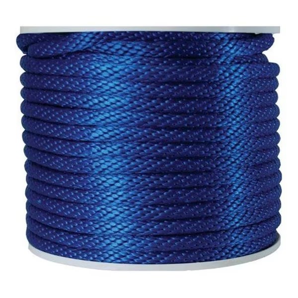 Wellington P7240S0200B48S Solid Braided Poly Derby Rope  Blue, Wellington, Mfr#: 74979