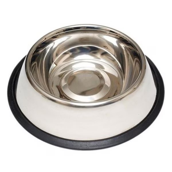 57632 32 oz Stainless Steel Non Skid Dog Dish, Dr. Pet, Mfr#: DR158717