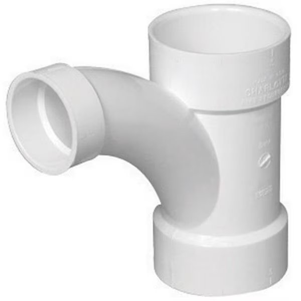 Charlotte PVC005021400HA 3 x 3 x 2 in. Wye, Charlotte Bath, Mfr#: 44348