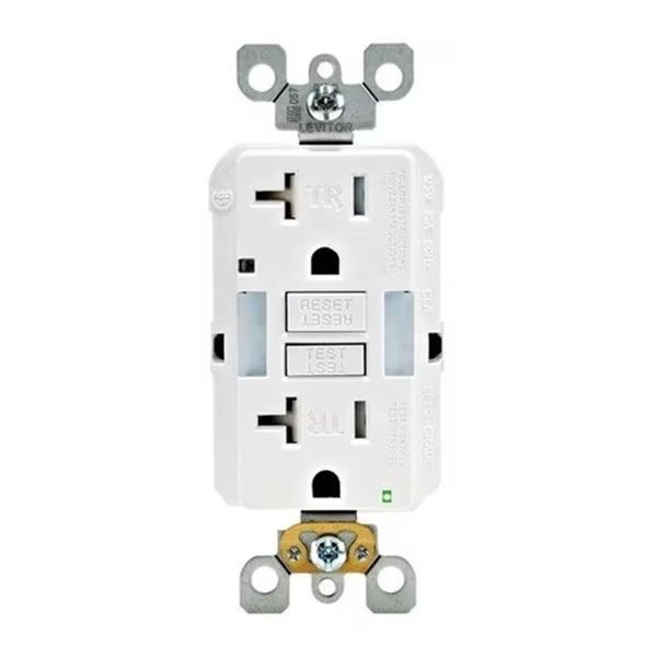 GFNL2-00W 20amp 125 V Guide Light GFCI Receptacle, Ezgeneration, Mfr#: EZ32591