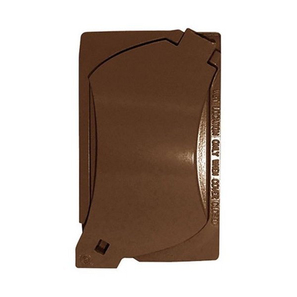 Electrical Box Cover, 1 Gang(s), Rectangular, Metal Die-Cast, Duplex, GFCI, Round, Universal Cover, Sigma, Mfr#: 3426160