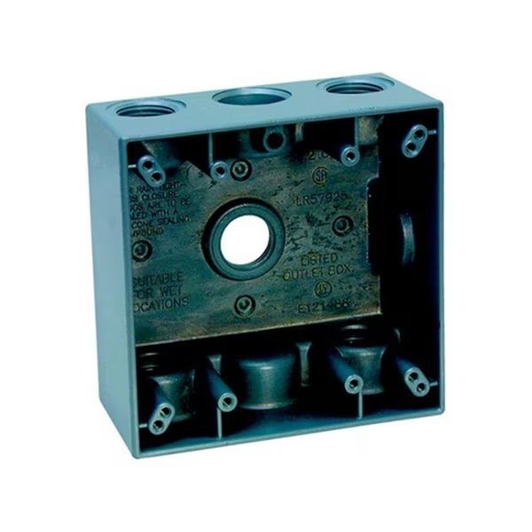 Electrical Box, Outlet Box Type, 2 Gang(s), Sigma, Mfr#: 3460631