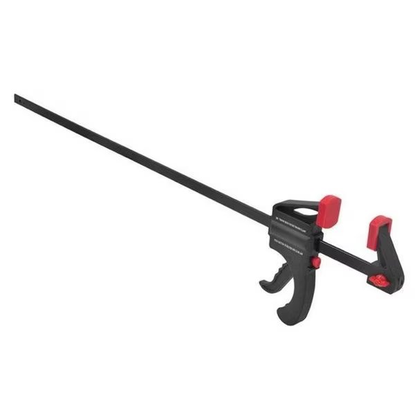 Bar Clamp, Steel Handle and 2-1/2" Throat Depth, Steel Grip, Mfr#: 2406866