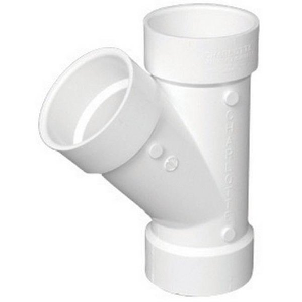 Charlotte PVC006001200HA 3 in. 45 deg Pipe, Charlotte Bath, Mfr#: 42675