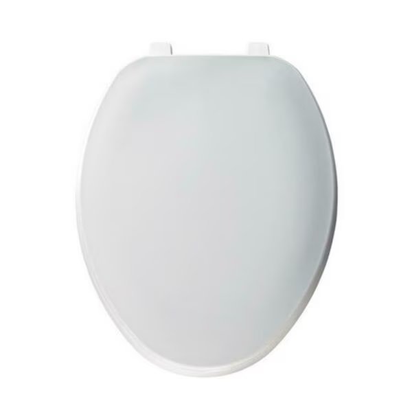 Molded Plastic Toilet Seat In White, Mayfair, Mfr#: 4207353