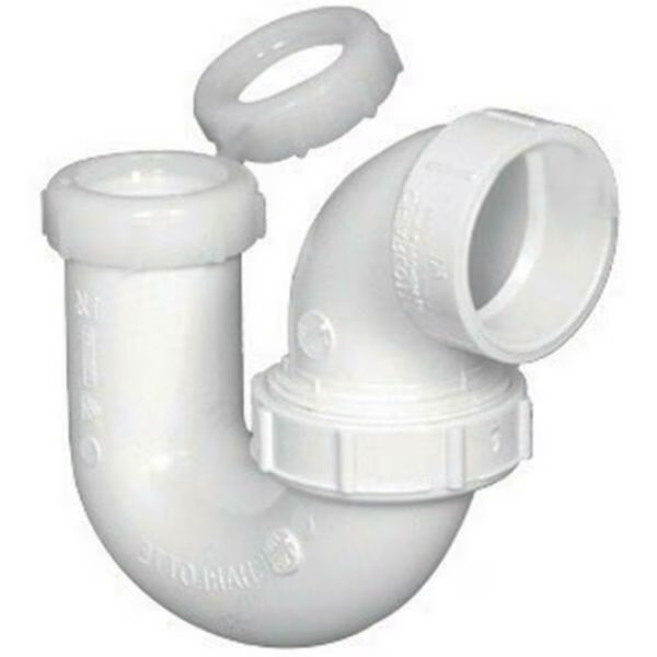 PVC00711P0600HA 1.5 in. PVC P-Trap, Charlotte Bath, Mfr#: 44398