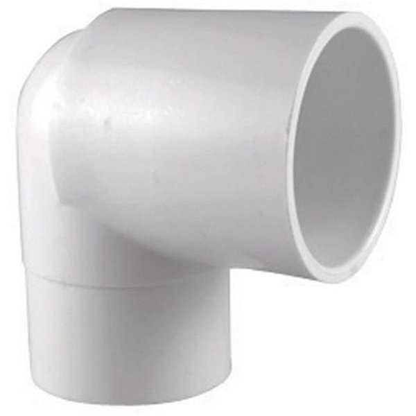 Charlotte PVC 02304 1400 2 in. 90 Degree Street Slip Elbow, Charlotte Bath, Mfr#: 43290