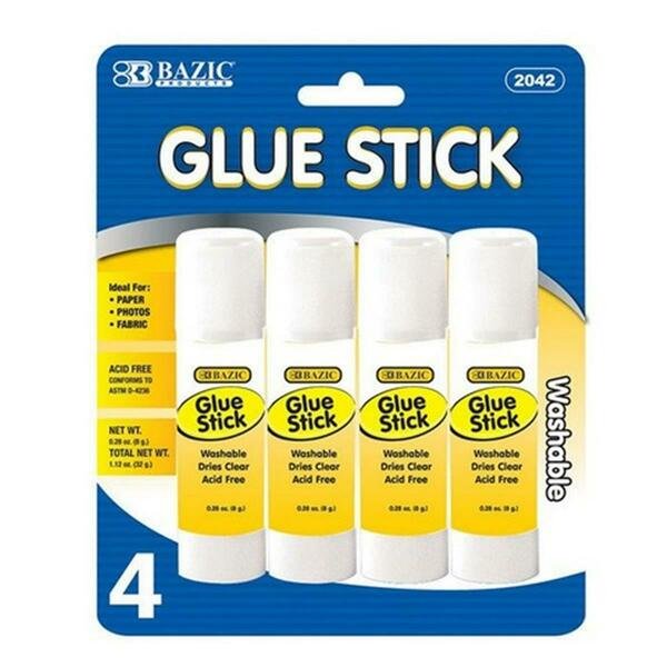 Bazic 8g / 0.28 Oz. Small Glue Stick, 96PK, Bazic Products, Mfr#: 2042