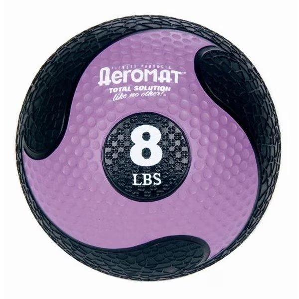 AGM Group 35967 9 in. Deluxe Medicine Ball - Black-Purple, Agm Group, Mfr#: 35967