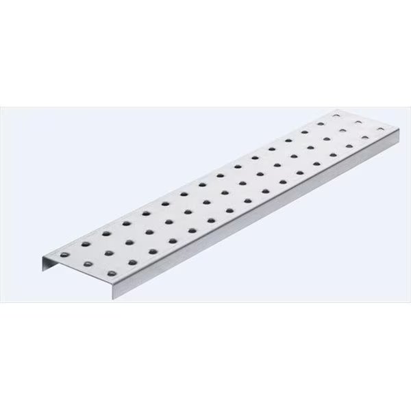 Alligator Board ALGSTRP3x16GALV 3 in. L x 16 in. W Metal Pegboard Strip with Flange - Pack of 2, Alligatorboard, Mfr#: ALGSTRP3x16GALV