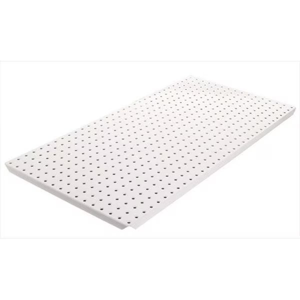 Alligator Board ALGBRD16x32PTD-WHT White Powder Coated Metal Pegboard Panels with Flange - Pack of 2, Alligatorboard, Mfr#: ALGBRD16x32PTD-WHT