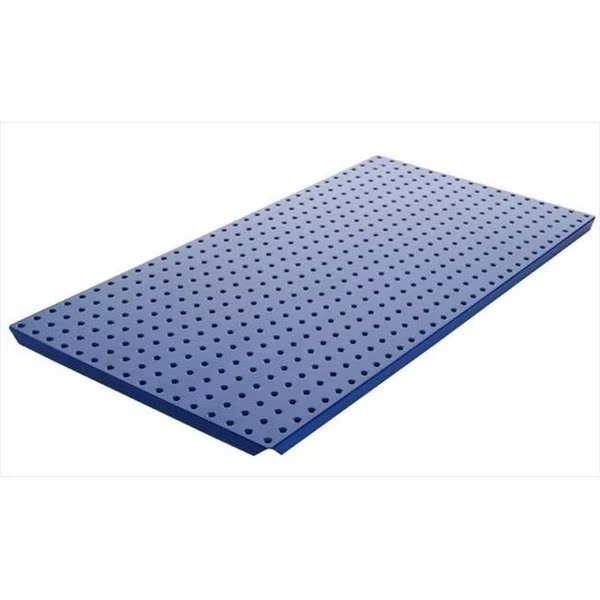 Alligator Board ALGBRD16x32PTD-BLU Blue Powder Coated Metal Pegboard Panels with Flange - Pack of 2, Alligatorboard, Mfr#: ALGBRD16x32PTD-BLU