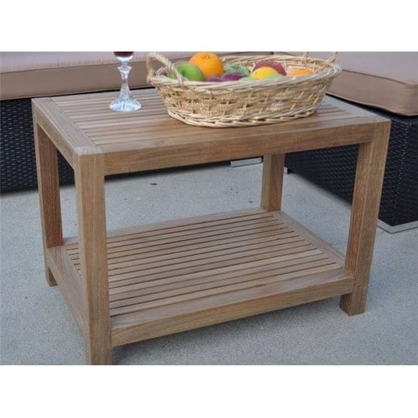 Anderson Teak TB-024SS Windsor Side Table 2-Tier, Anderson Teak, Mfr#: TB-024SS