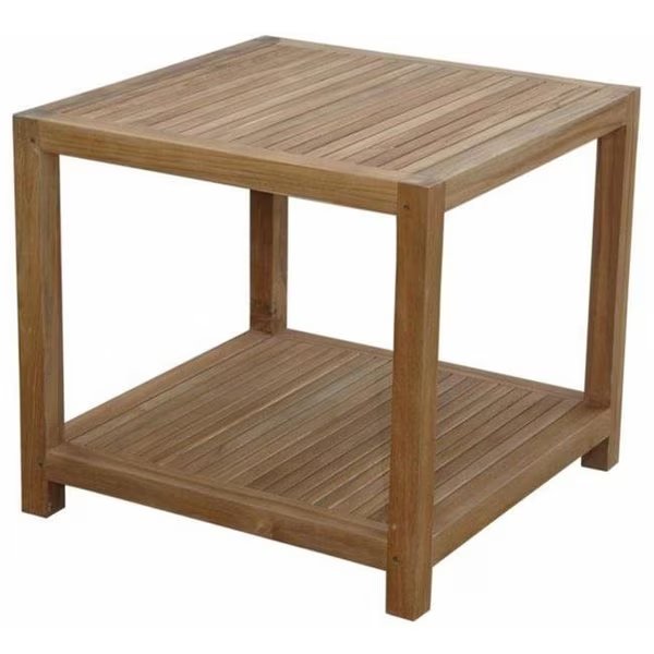 Anderson Teak TB-5656 Glenmore 22 in. Side Table With 1-Tier, Anderson Teak, Mfr#: TB-5656