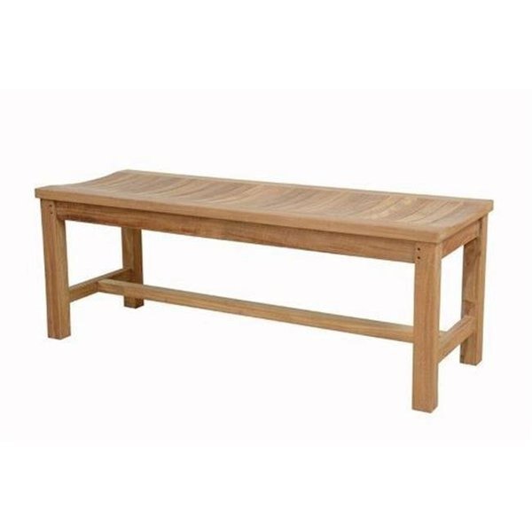 Anderson Teak BH-7048B Madison 48 in. Backless Bench, Anderson Teak, Mfr#: BH-7048B